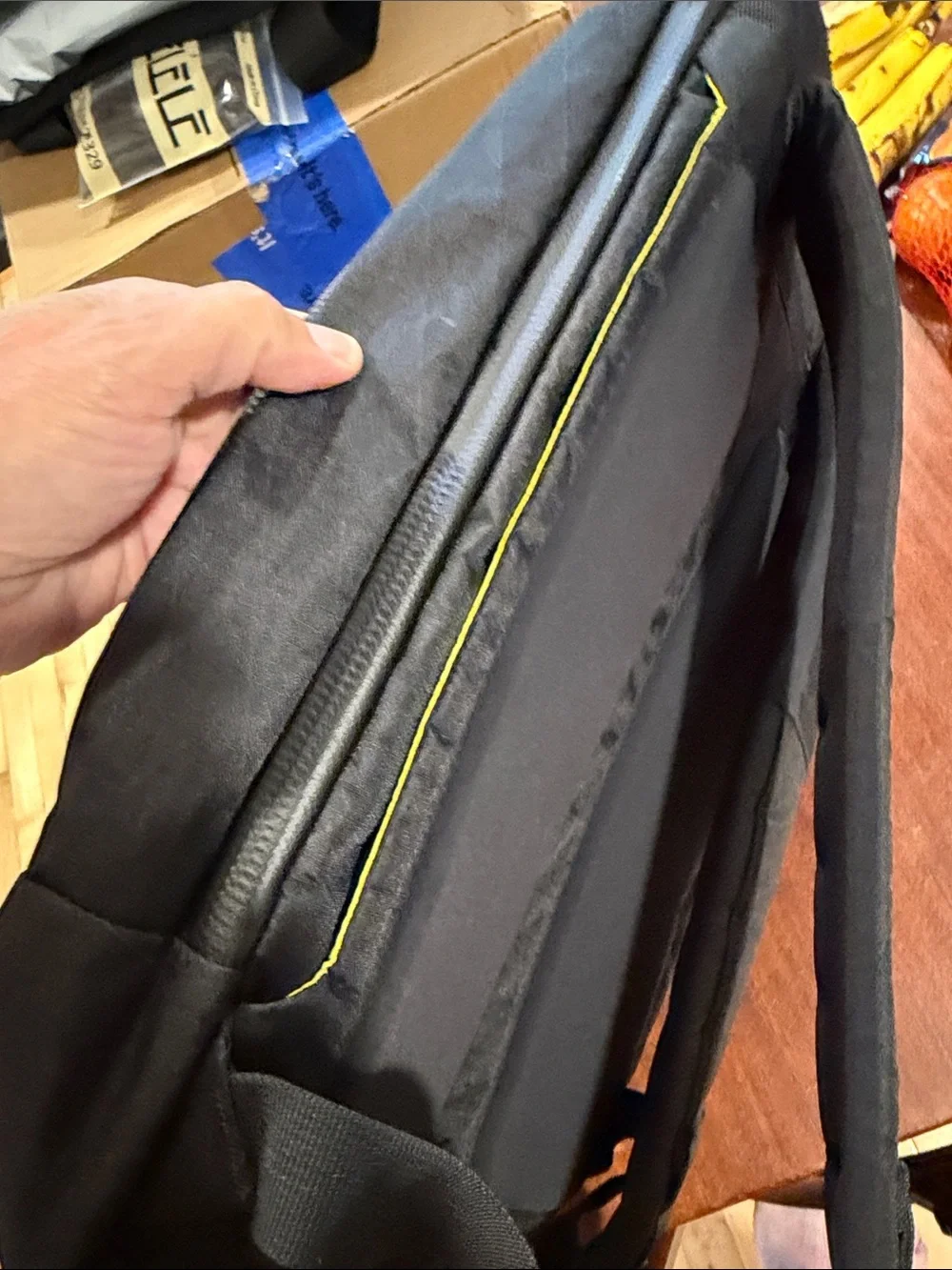 Topo Designs Black Men's Everyday Backpack with Front Zip Pocket